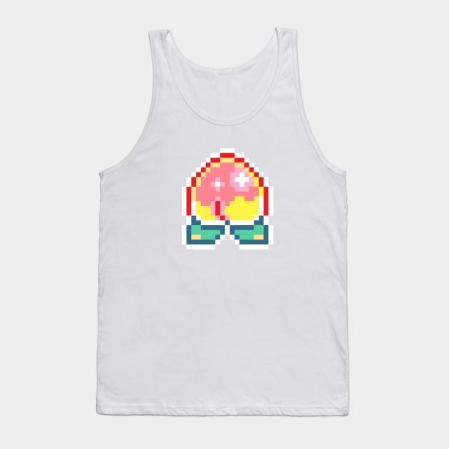 pixel peach Tank Top by pixelins